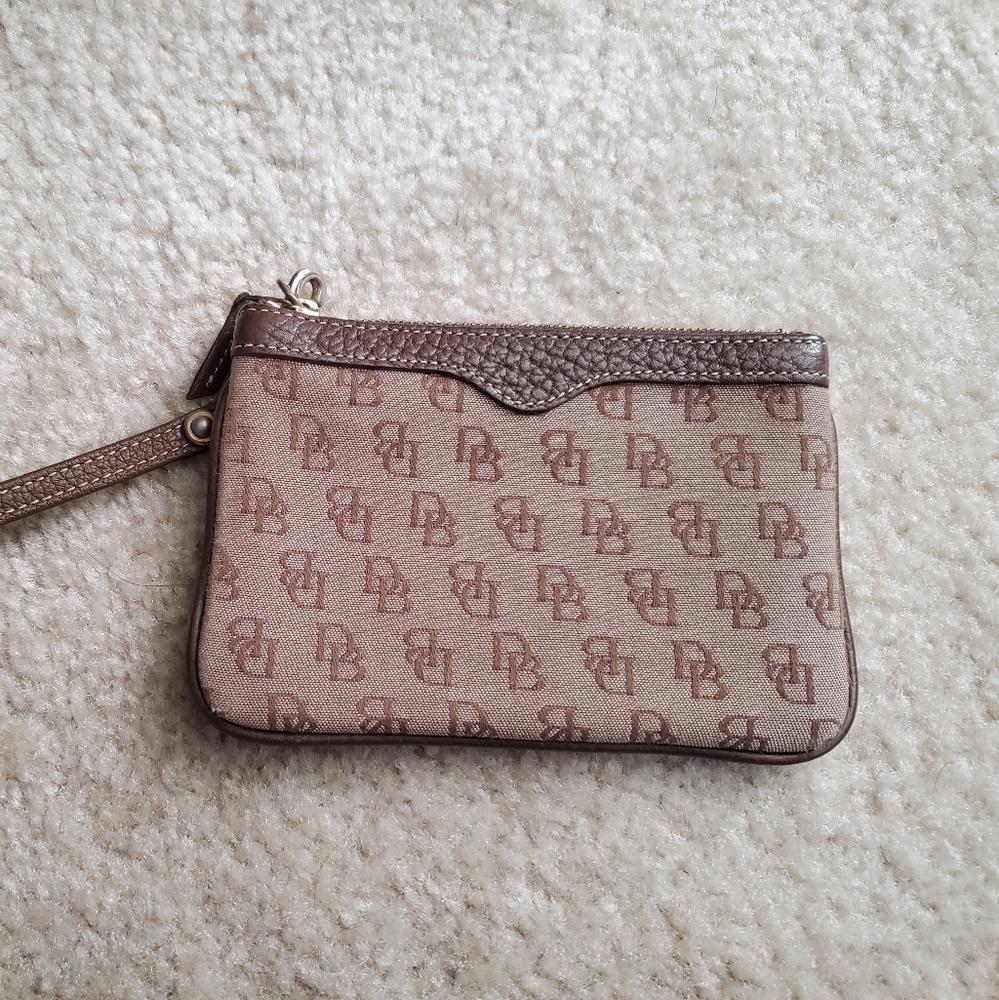 Dooney and Bourke Brown Wristlet